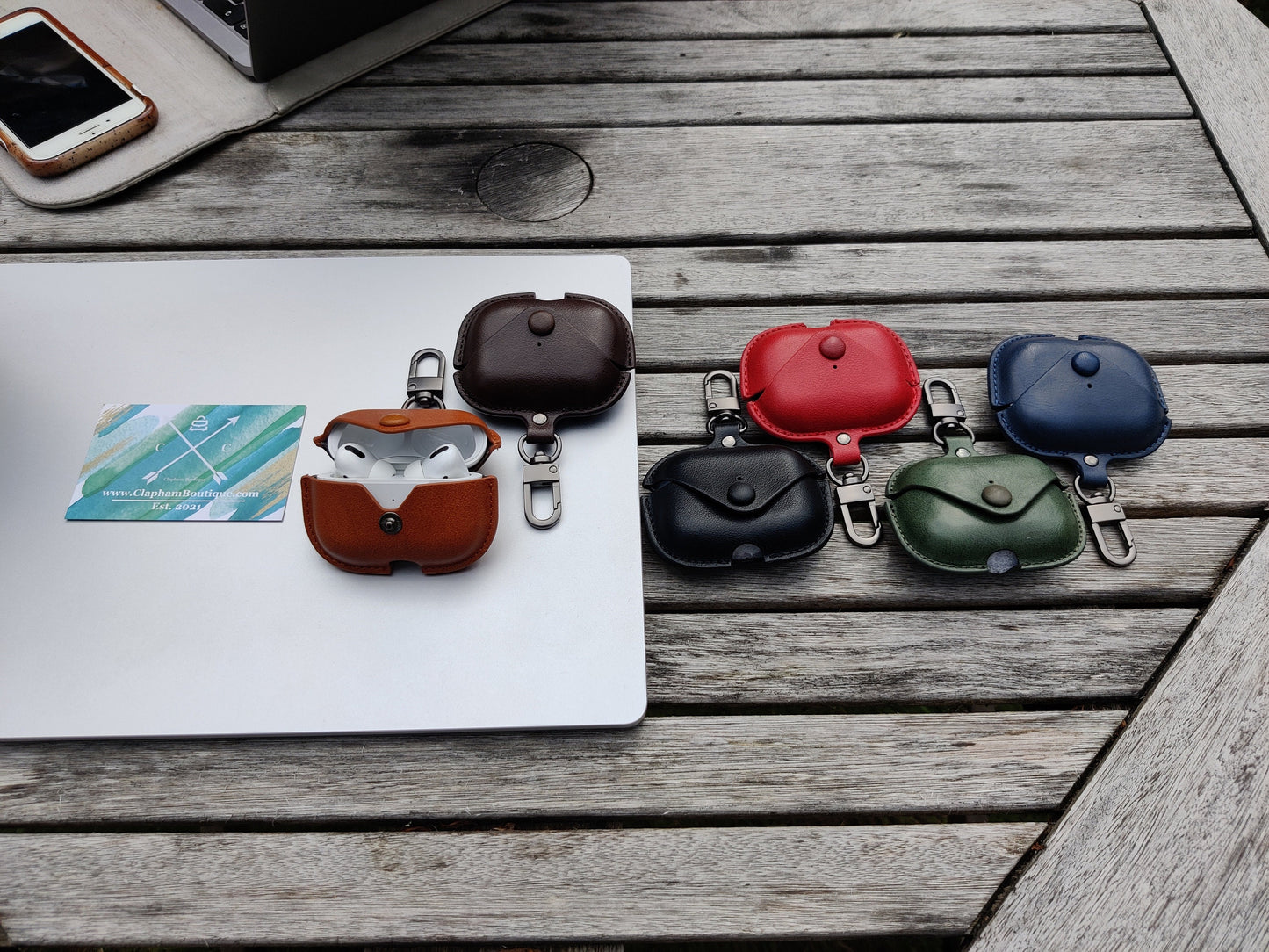 Personalised Apple Airpod Pro Case, Protective Case Cover, Engraved and Handmade PU Leather, Customised AirPod Case