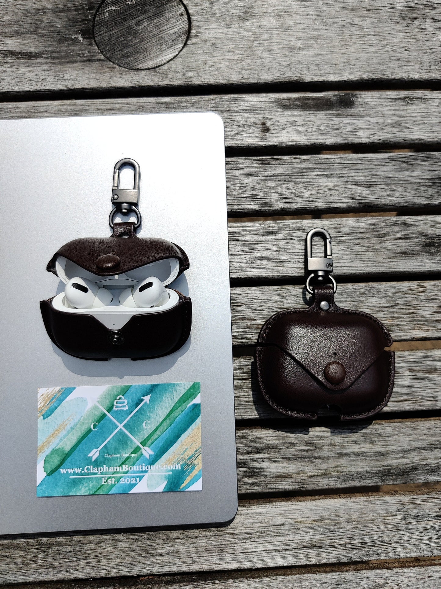 Personalised Apple Airpod Pro Case, Protective Case Cover, Engraved and Handmade PU Leather, Customised AirPod Case
