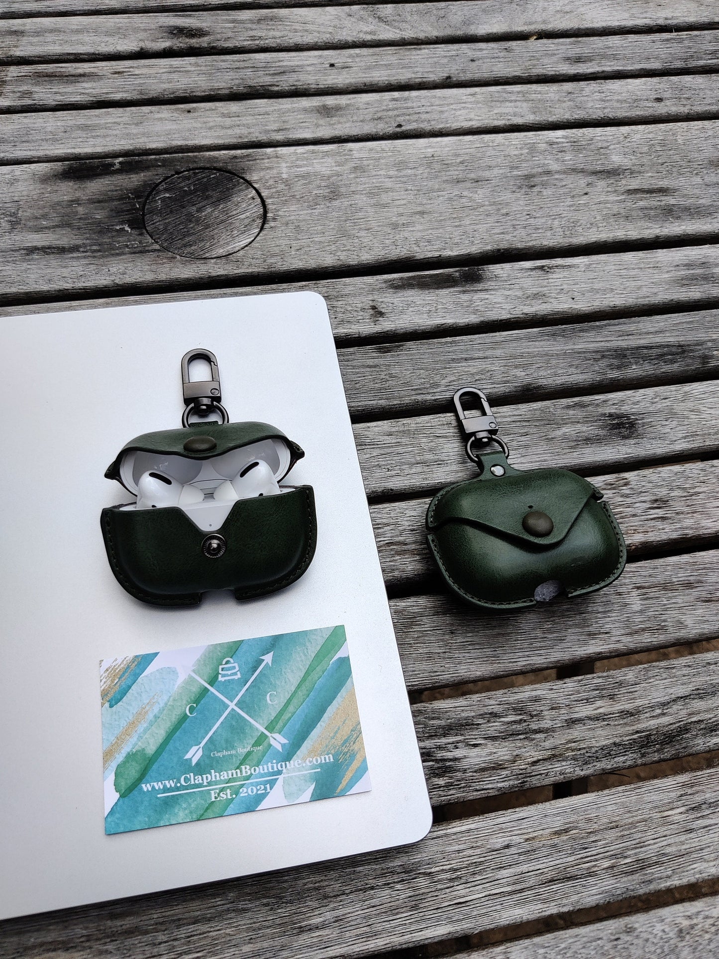 Personalised Apple Airpod Pro Case, Protective Case Cover, Engraved and Handmade PU Leather, Customised AirPod Case