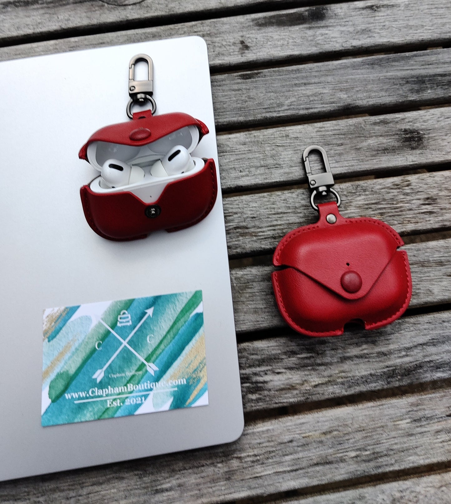 Personalised Apple Airpod Pro Case, Protective Case Cover, Engraved and Handmade PU Leather, Customised AirPod Case