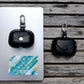 Personalised Black Apple Airpod Pro Case, Protective Case Cover, Engraved and Handmade PU Leather, Customised AirPod Case