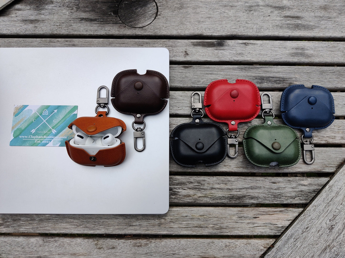 Personalised Apple Airpod Pro Case, Protective Case Cover, Engraved and Handmade PU Leather, Customised AirPod Case